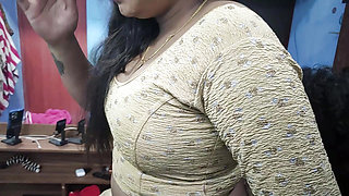 Mallu girl hot red half saree romance and sex with boy friend