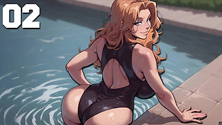 My New Girlfriend #2 - Red Head Step Sis Shows Her New Swimsuit. You can see her big ass and big tits