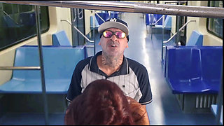 Sex on a Bus in Public!