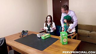 Justine Jakobs, Nikki Nicole And Nicole Gaucho - Get Fucked By The Principal