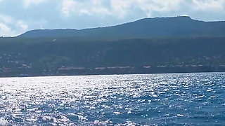 Blonde Sirens of the Sea: Shalina Devine and Candee Licious Fucked Hard on a Yatch