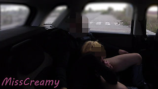 Dogging! My Slutty Wife and Her Student in a Public Parking Lot - MissCreamy