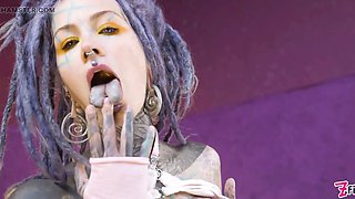 Alternative Dreadlocks Babe ANAL ONLY Threesome \u2013 Double Anal, Prolapse Bloom & Gape