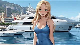 MONACO Hentai POV: Big Tits Goddess Femdom Anime Sex