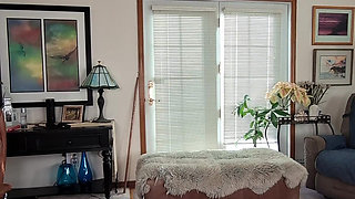 Masturbating My Hairy Pussy with My Favorite Dildo