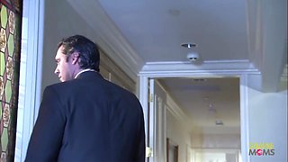 Adultery In A Luxurious Home With A Stunning Brunette Milf And A Big Dicked Guy