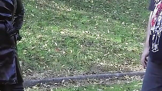 Using a Stranger to Clean Her Muddy Boots