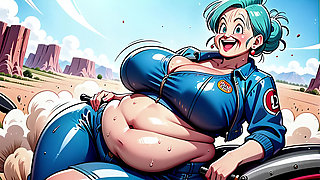 Bulma Fanart Inspired BBW Digital Art Set