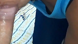 Mexican Latina Blowjob - She Sucks My Cock Dry