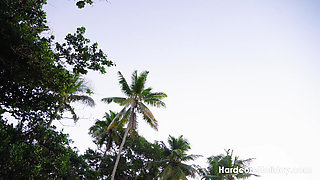 Beachside Tease with Candice Demellza