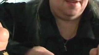 Humiliating piercing pussy dildo penetrated