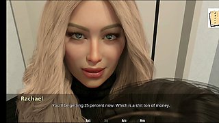 Busty babes in a manga-inspired erotic visual novel game