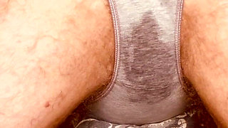 Cspot Soaked Through My Panties, Fingering My Hole and Teasing