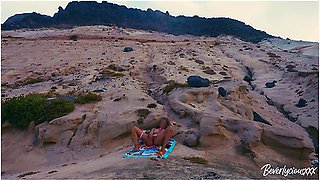 Shameless Milf On Vacation Masturbates On A Public Beach Then Gets Fucked By A Stranger