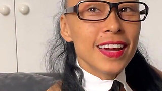 Fuck the Teacher Over the Couch