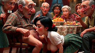 At a Dinner for the Elderly, a Young Woman Arrived to Provide. Ades, Hadn't Known What a Vagina Was Like (generated by Ai)