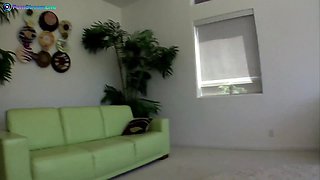 Crazy teenage Alexis Love speculums a dildo into her delectable clittie