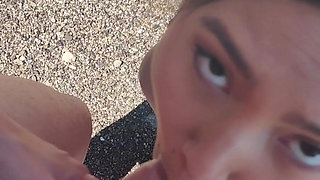 Valentina Nappi Threesome Fun at the Beach with Asian Slut & Lucky Hubby