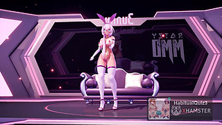 mmd r18 Bunny Style fuck hard cheating wife milf big tits want to fuck hard no cum swallow blowjob 3d hentai