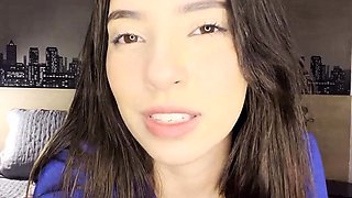 Latin Teen Babe Plays with Sex Toy on Webcam - Part 1