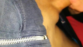 Sucking My Cock Outside