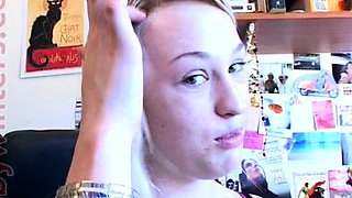 Awesome Big Boobs Blonde Masturbates In The Shower