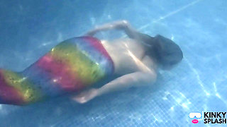 Captive Mermaid Teases You in the Pool
