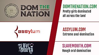 Ass licking BDSM babe services her lord