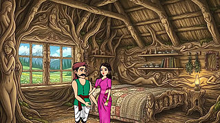 Both Anjali and Coconut Wala have sex with big cocks in their bedroom.