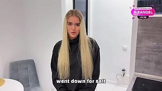 The neighbor came for salt, but it all concluded in boinking!