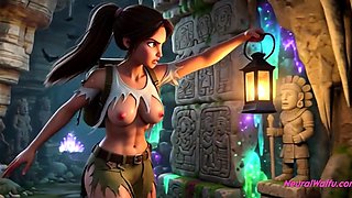 Lara Croft uncovers a mystical Amazon secret - AI Animation