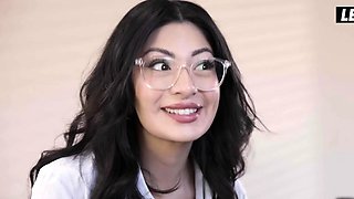 Hot Coworkers Make Boss Orgasm . Charlotte Sins