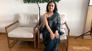 Whipped in Saree by Dom