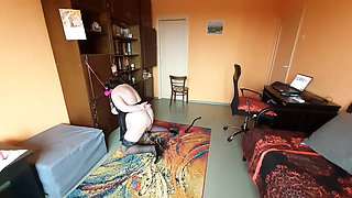 Fat slave vitgun is training for her Master's arrival, part 1.mp4