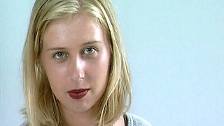 This German Blondie Likes to Show Her Perfect Tits on Casting
