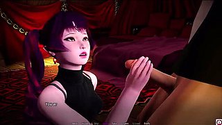 Young American Girl in Fantasy Hentai Sex - Anime Role Play with Voluptuous Succubus
