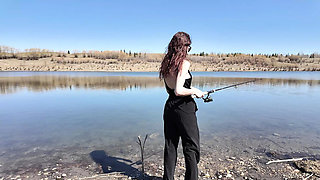 Amateur Teen Step Daughter Amelia Amour Loud Moaning Doggy Style Outdoor Sex By Lake Fishing Trip Gone Wrong