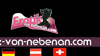 Perverted German cum swinger party with women next door
