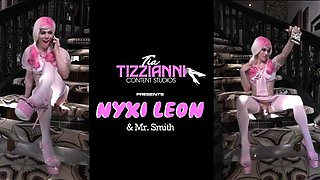 Tia Tizzianni - Pink Schoolgirl Nyxi Stops At Daddy s