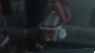 Latina and Emma's Bedsheet Bondage: Chair-bound Struggle to Escape!