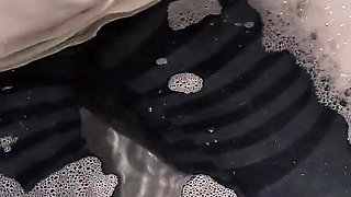 Soaked & Surprised: My First Clothed Bath