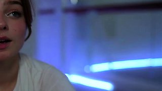 Hot redhead amateur teen girl riding and jerking boyfriend