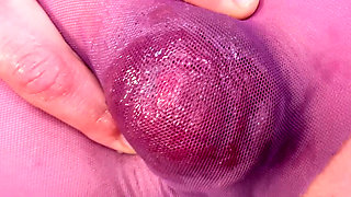 Close Up Anal and Prolapse in Nylon Panties with MILF Putarankahotmilf