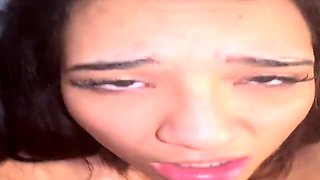 Amateur brunette hardcore pov style fucking