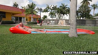 Ginger Ambers Spreaded Pool Party