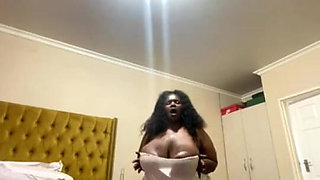 Giant Ass BBW Striptease & Masturbation