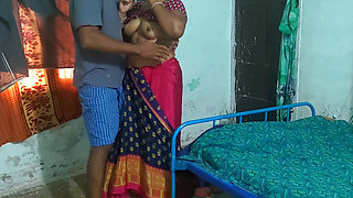 Step Mother Was Standing and I Lifted Her Saree and Licked Her Pusssy Then Had Sex with Her