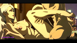 Blonde Temptation: A Mystical Night of Curves and Chemistry - Cartoon Anime XXX