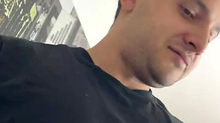 My neighbor comes home on a super hot day