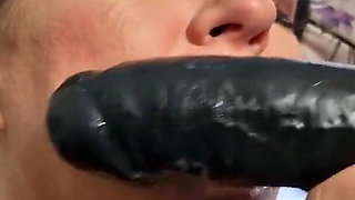 Strap-on lesbian mature fuck